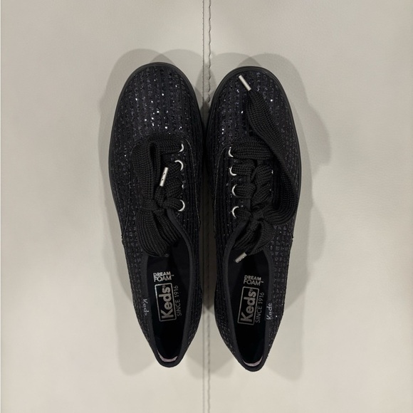 women's triple cvo sparkle grid sneaker black - Picture 12 of 14